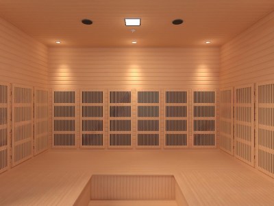 新中式桑拿房3D模型下载
